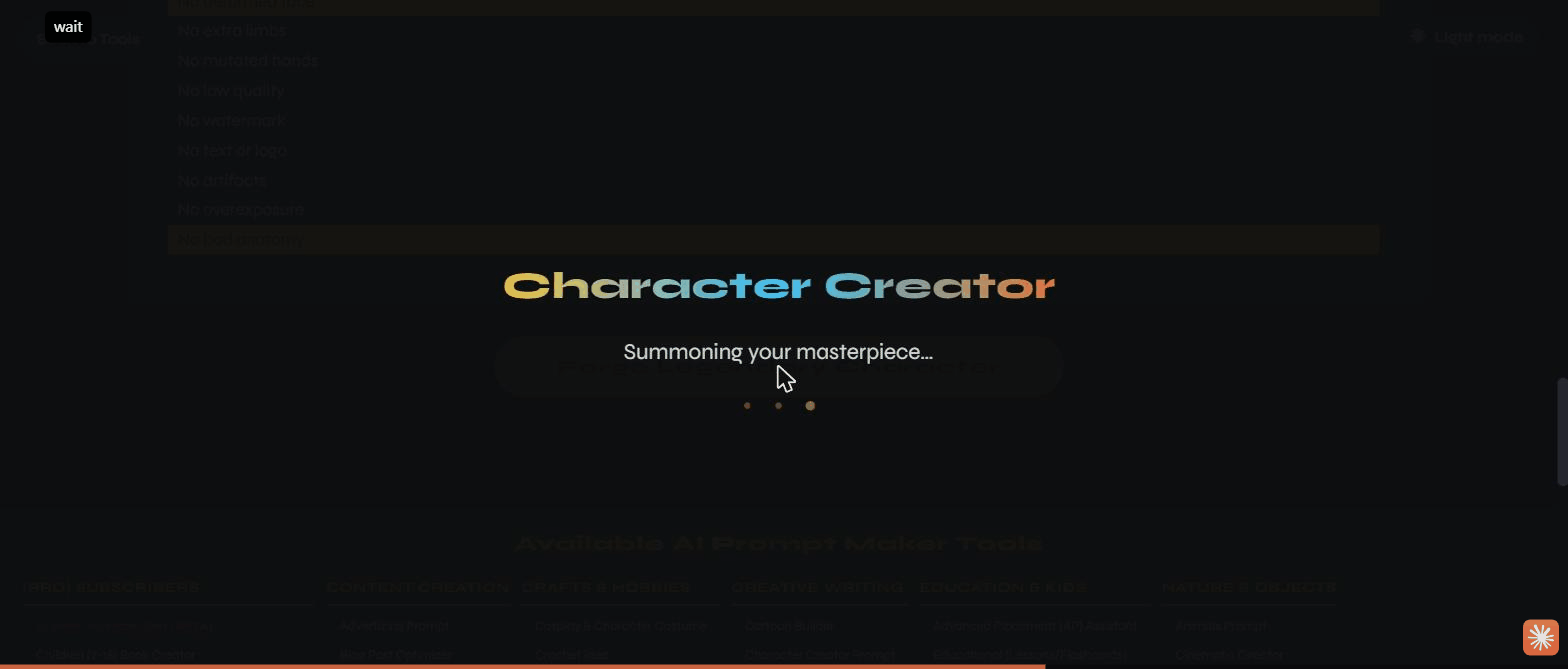The generating overlay