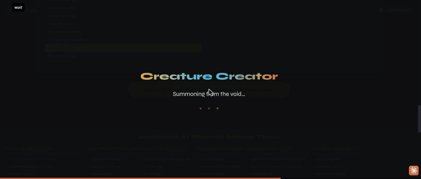 The generating overlay