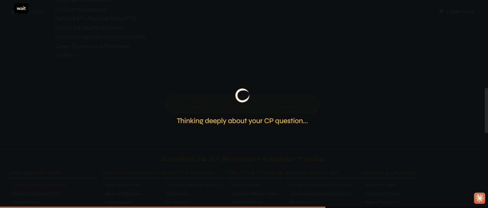 The generating overlay