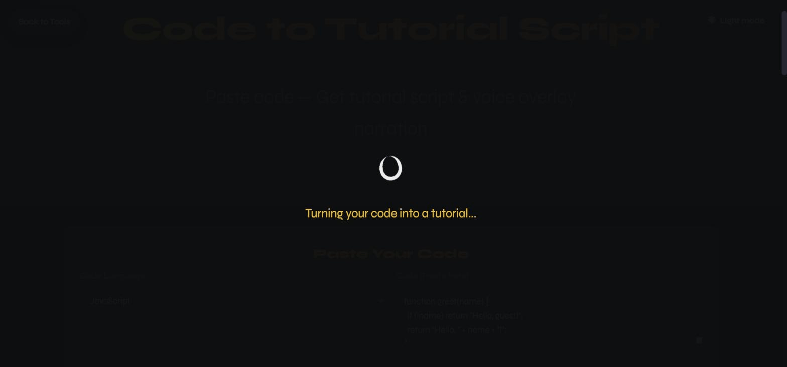 The generating overlay