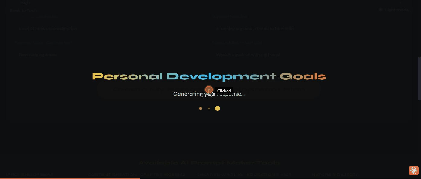 Personal Development Goals
