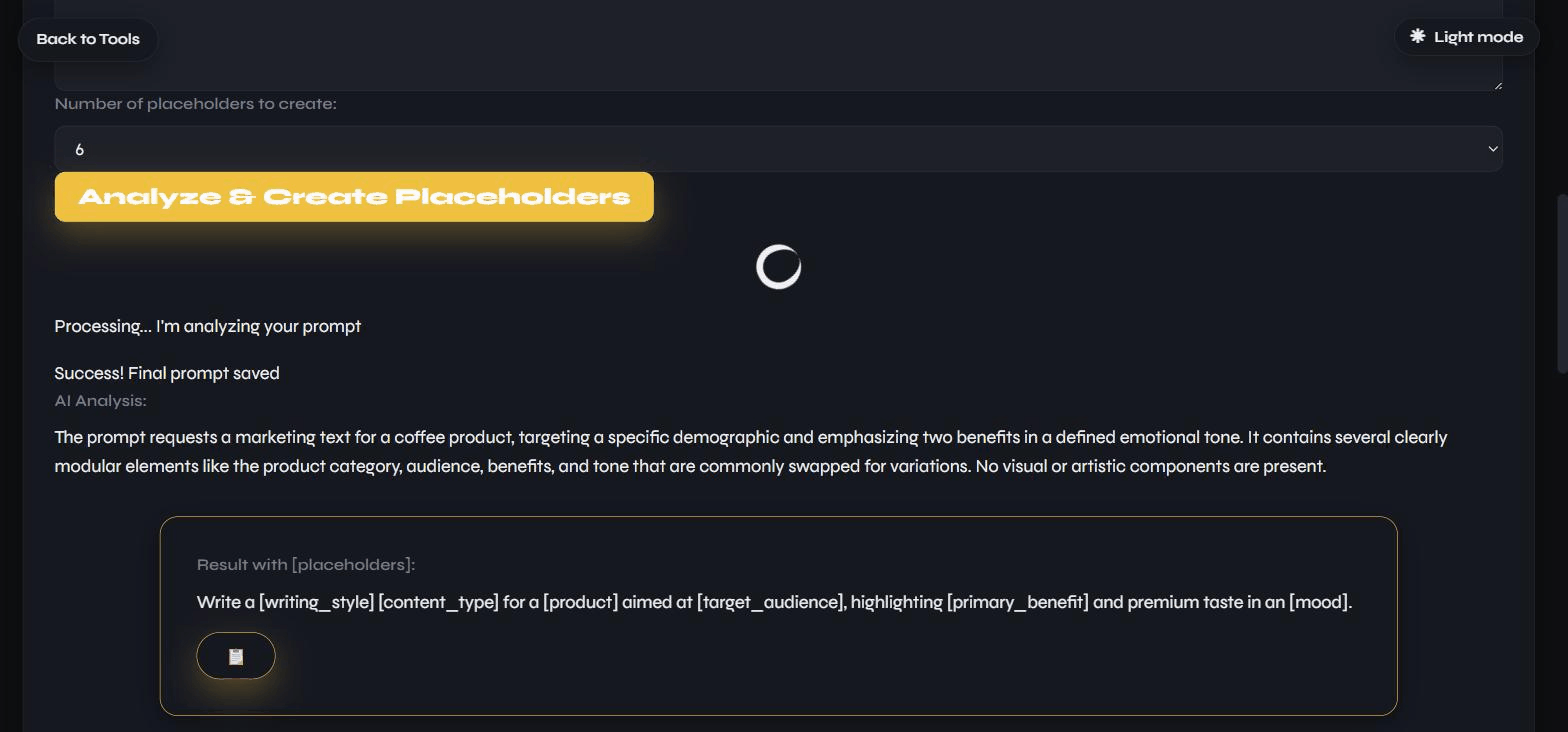 The generating overlay