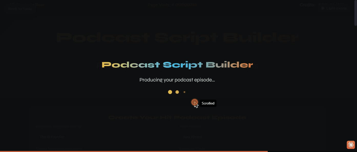 The generating overlay