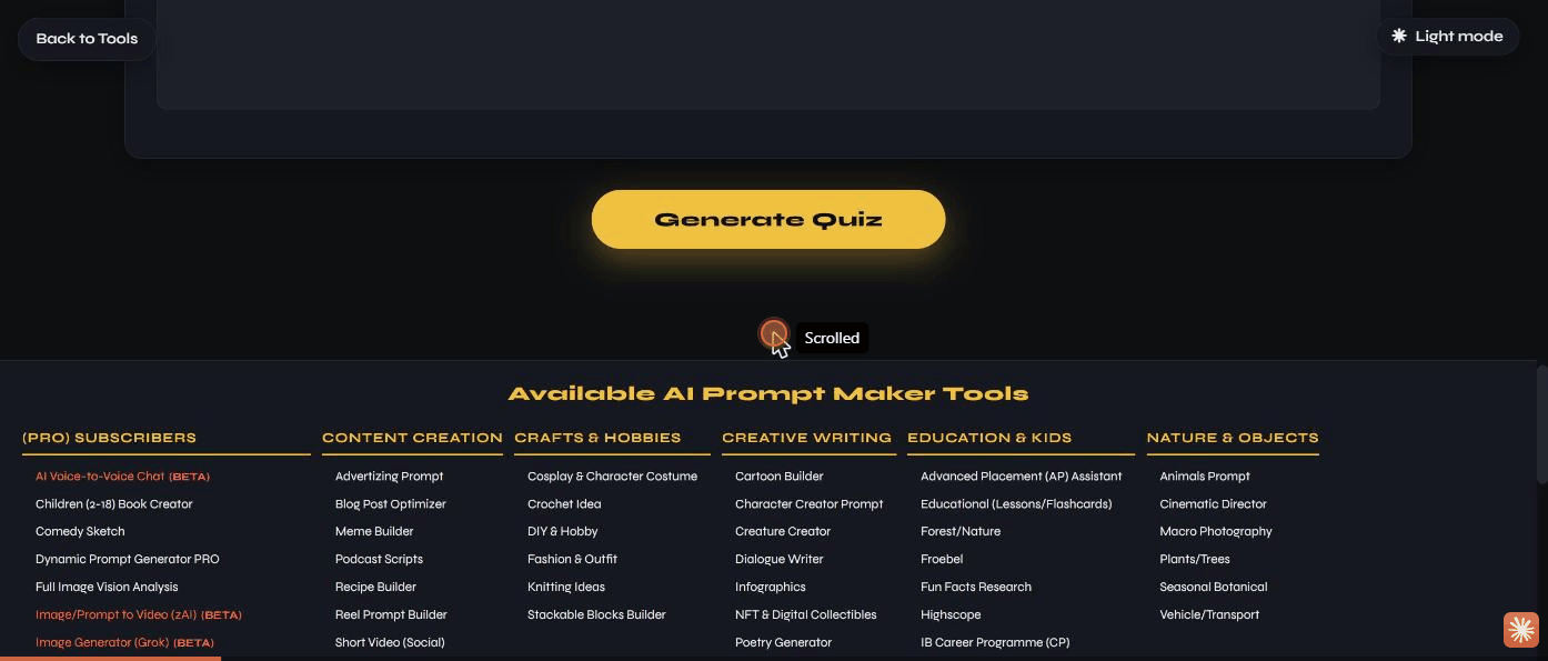 Quiz Generator