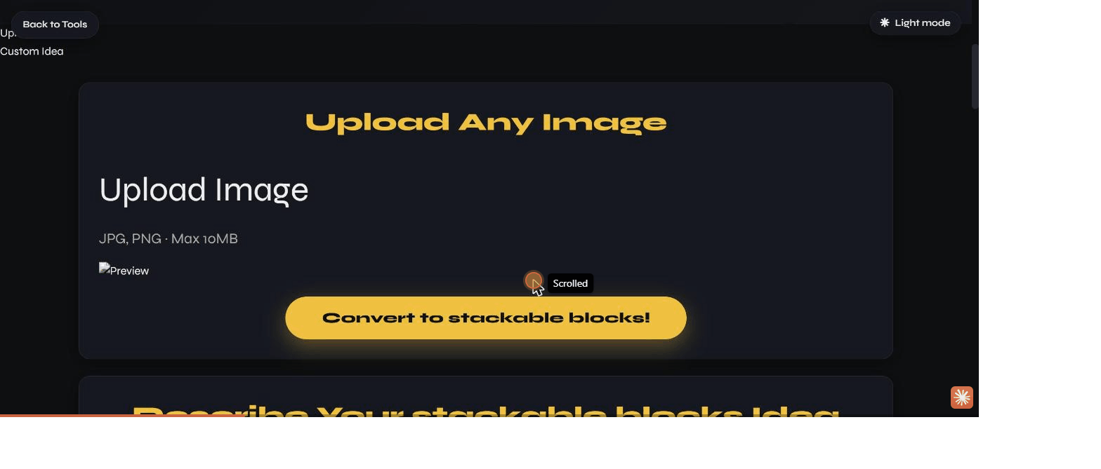Stackable Blocks Builder