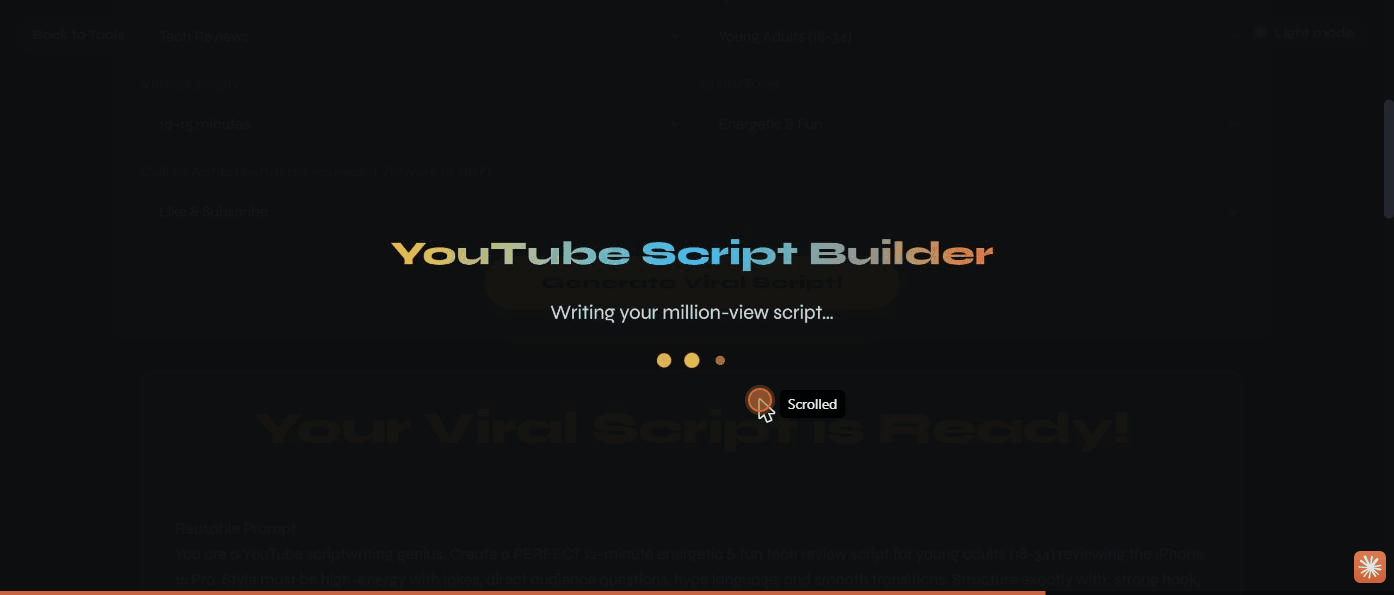 The generating overlay
